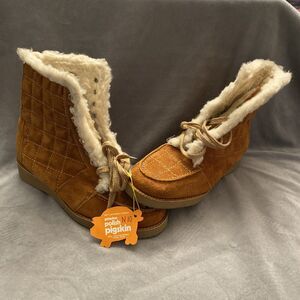 Vintage Genuine Polish Pigskin Boots Women’s Size N/10 8 American? Soft Durable